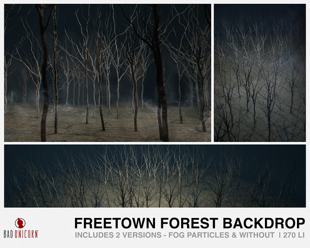 NEW! Freetown Forest Backdrop @ C88