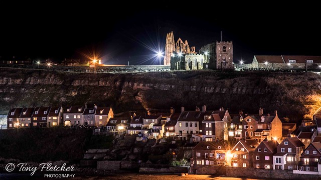 'WHITBY AT NIGHT'