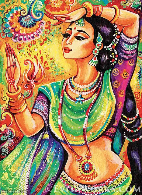 Indian Painting Woman
