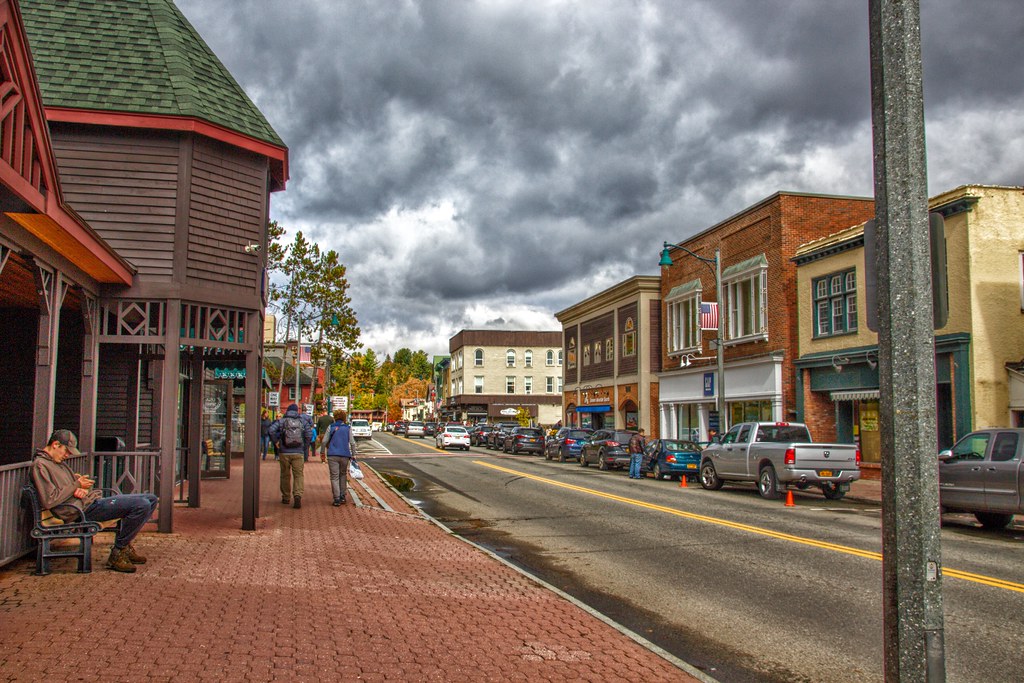 Lake Placid New York - Downtown - Main Street -