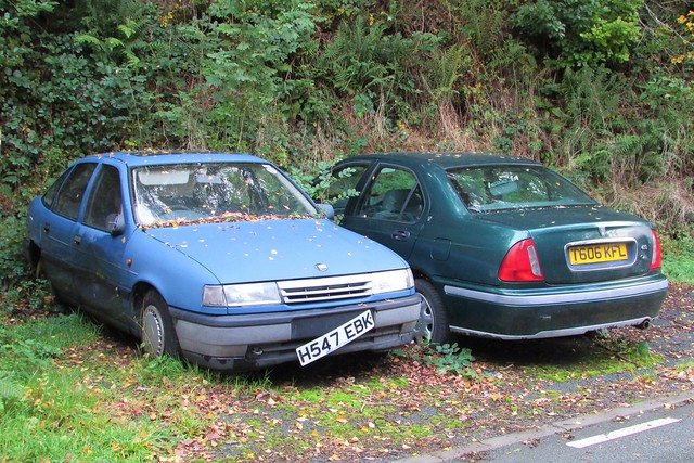 Vauxhall Cavalier 1.6 L and Rover 400 Si