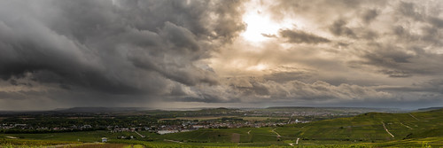 Larger view by ZeGaby, clouds cloudscape landscape naturephotography panoramic paysage paysagedechampagne pentax31mmltd pen