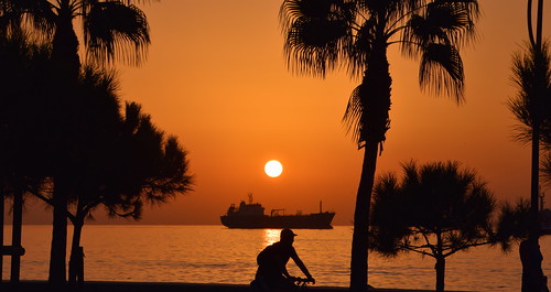 cyprus dawn limassol sea morning morningwalk seaside sun sunrise walk κυπροσ λεμεσόσ ανατολήήλιου dust dustyday