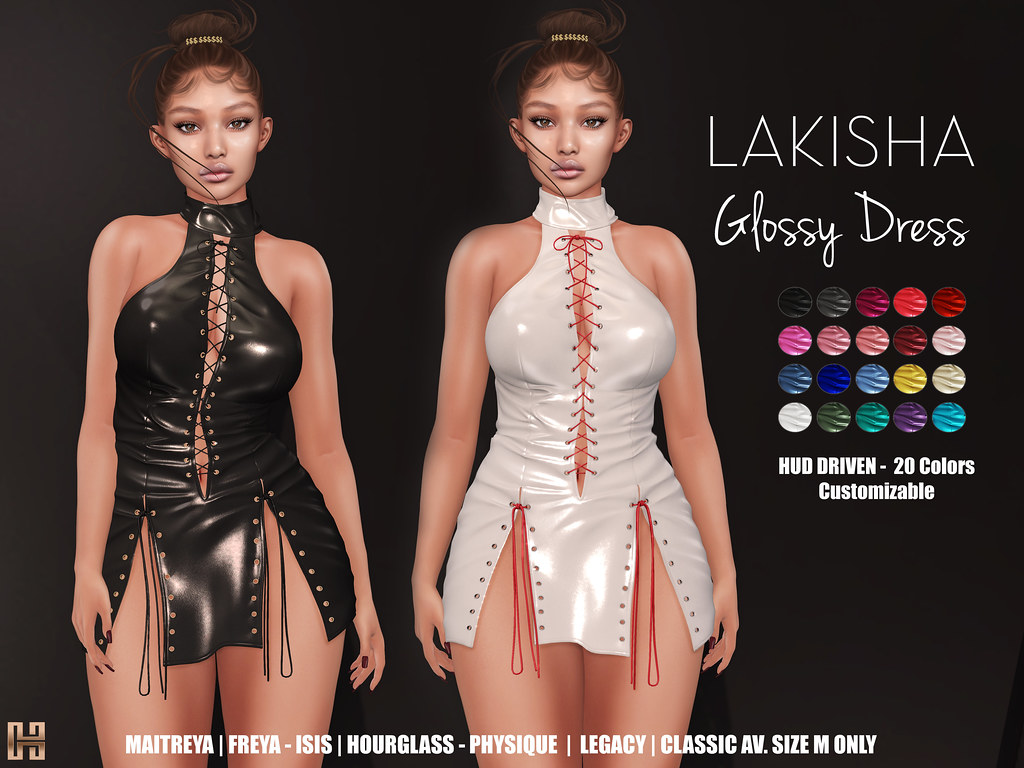 Hilly Haalan – Lakisha Glossy Dress