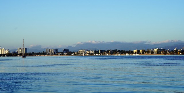 Southport from the water