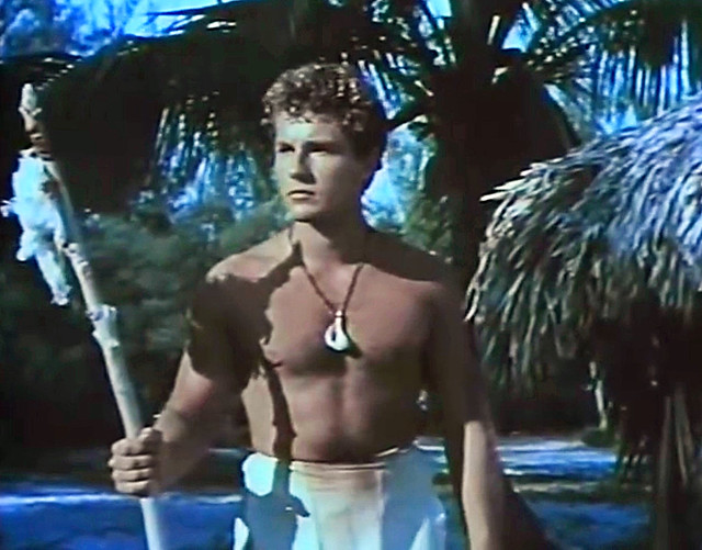 Johnny Walsh in “The Wild Women of Wongo” (1958).