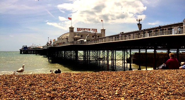 Brighton pier uk summer