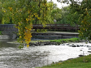 Straight River Dam and Weirs in Morehouse Park