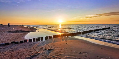 graalmüritz sonnenuntergang sunset ostsee balticsea strand beach sonne sun mecklenburgvorpommern huaweip30pro