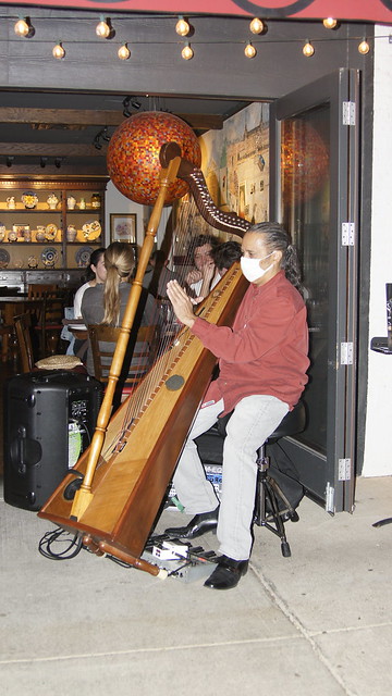 Harpist in Dallas Retaurant