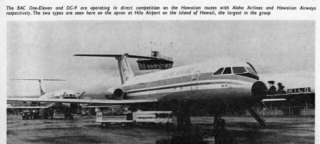 1967 Aloha BAC One-Eleven in Hilo