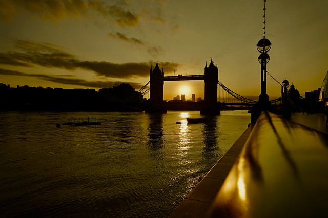 Tower Bridge at sun rise
