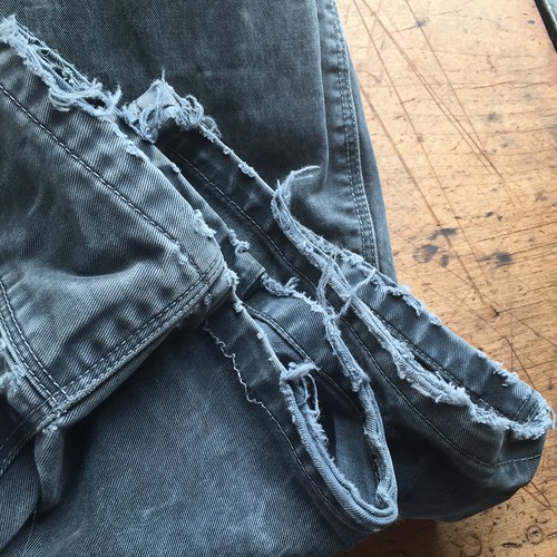Extensive Repair of Work Pants