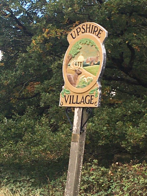 Upshire village sign Loughton to Epping
