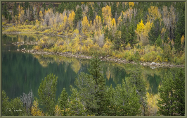 Fall foliage lake reflections (Explore)