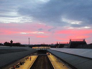 UK - Cornwall - Truro - Sunrise at Truro train station