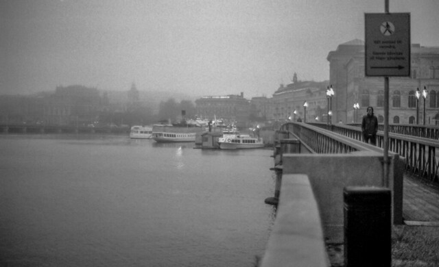 Analog: a foggy Stockholm