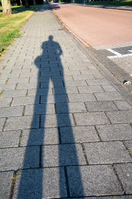Me and my shadow.