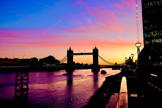 Tower Bridge at sunrise