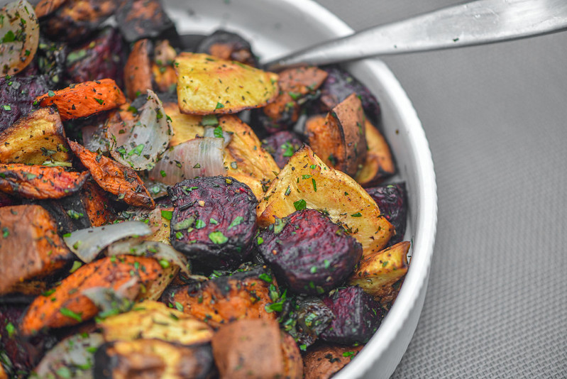 Grill-roasted Root Vegetables