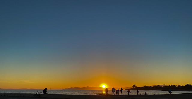 Sunset at Albany Beach