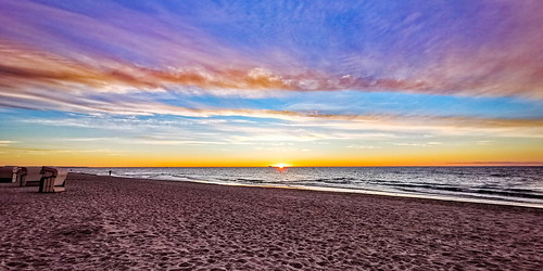 graalmüritz sonnenuntergang sonne sun sunset ostsee balticsea strand beach wolken clouds mecklenburgvorpommern huaweip30pro
