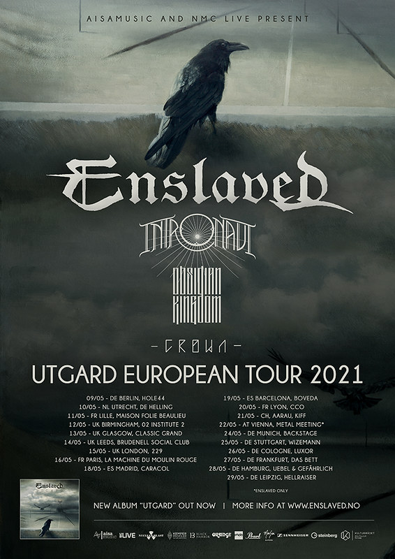 Enslaved Announce 2021 European Tour