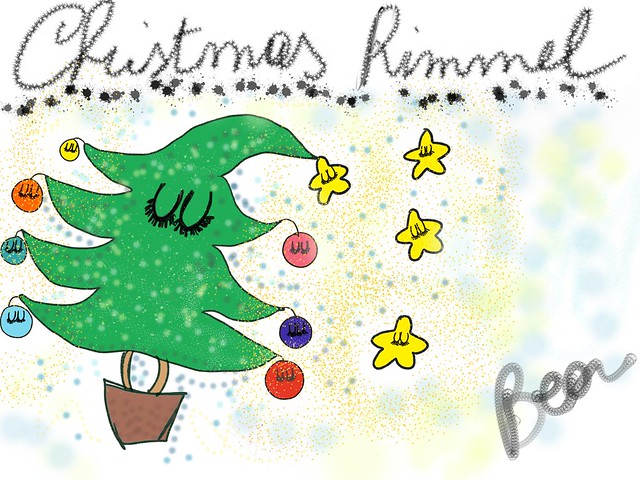 Christmas Rimmel #rimmel #makeup #mascara #tree #christmastree #christmas #stars #decorations