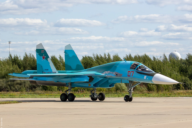 Sukhoi Su-34, Russian Air Force 07 Red RF-81851, at Kubinka AB, REGRET GOING THERE, NEVER AGAIN