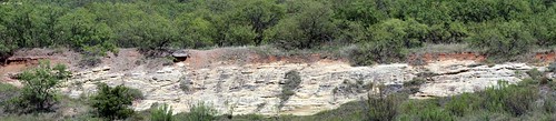 zeesstof vacation photoshoot texas northtexas countryside park statepark lakearrowheadstatepark composite panorama rocks geology fluvial alluvial wichitaalbanygroup noconaformation permian wolfcamp