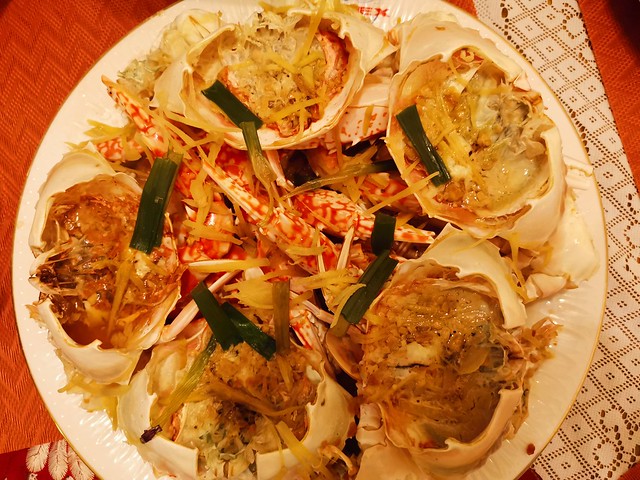 Steamed Sea Crabs