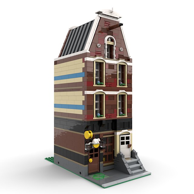 Lego MOC Modular • Bricksterdam Cheese Shop