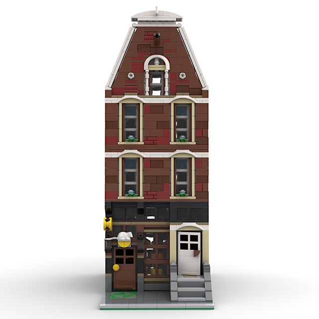 Lego MOC Modular • Bricksterdam Cheese Shop