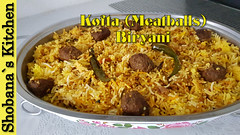 Mutton Kofta (Meatballs) Biryani Recipe By Shobana`s Kitchen