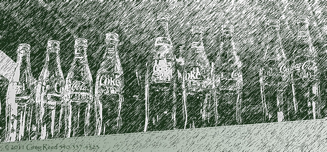 Old Coke Bottles 2009