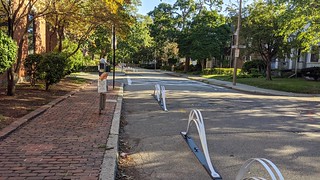 Brookline sidewalk extension and quick build bike lane | by SolomonFoundation