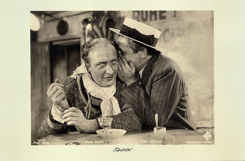 Hans Albers and Paul Hörbiger in Quick (1932)