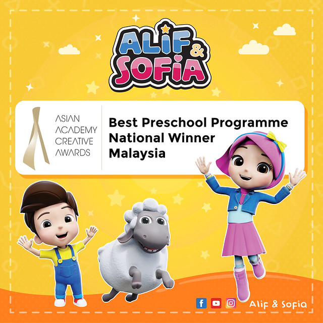 Ejen Ali The Movie &Amp; Alif &Amp; Sofia Menang Di Asian Academy Creative Awards 2020