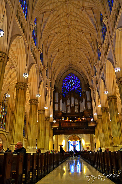 Inside St. Patrick's Cathedral Midtown Manhattan New York City NY P00683 DSC_1136