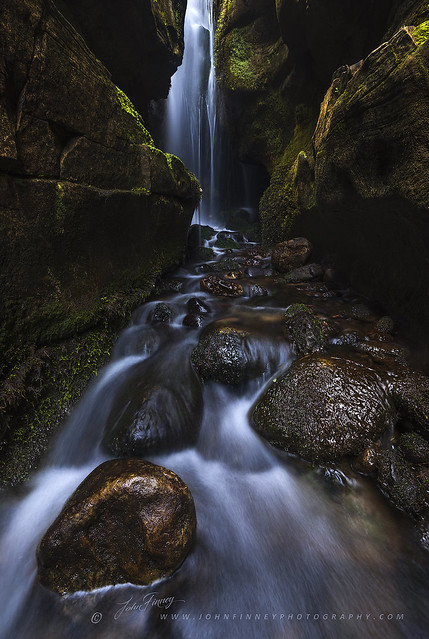 Isle of Eigg waterfall