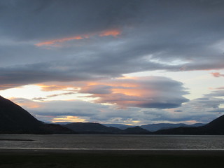 Sunset over Shuswap Lake