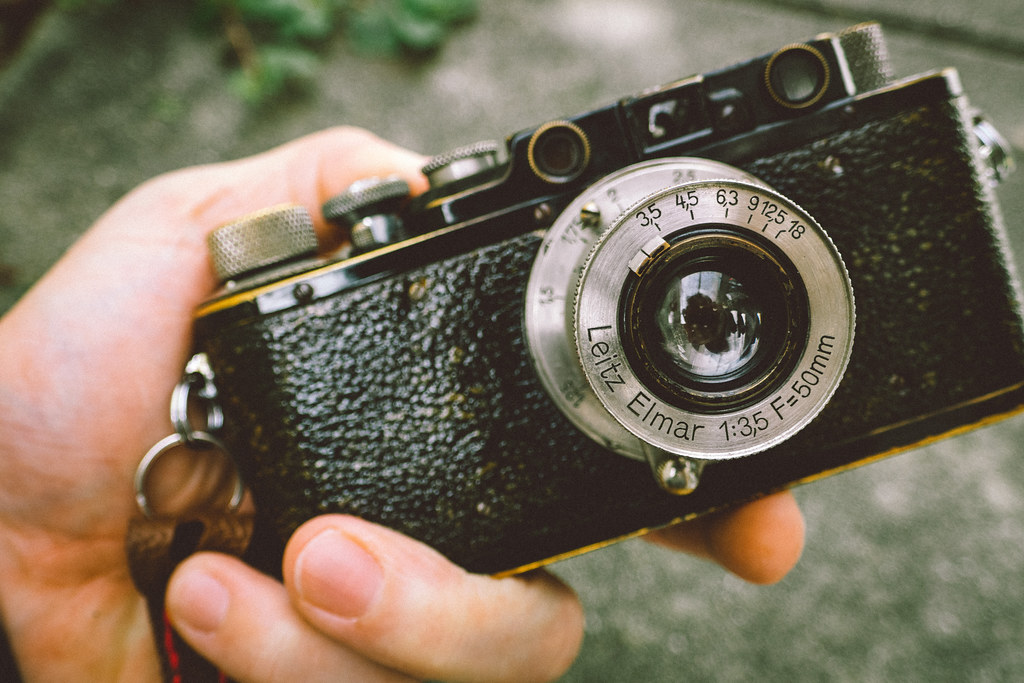 フィルムカメラであそぼう！ 1936 Leica II ニッケル Elmar 50mm F3.5
