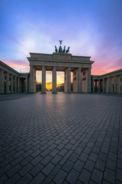 The Brandenburg Gate at Sunset ll - Berlin