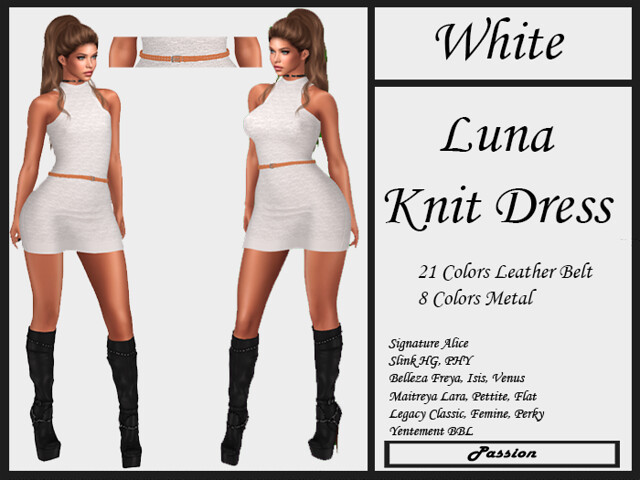 Passion-Luna-Knit-Dress-White