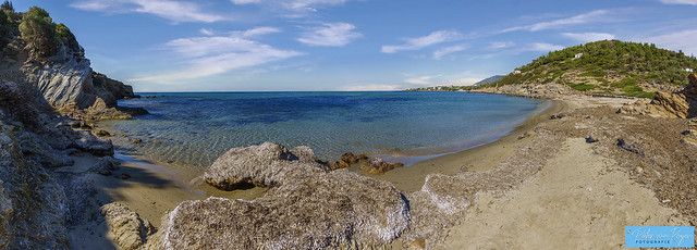Memory beach panorama.