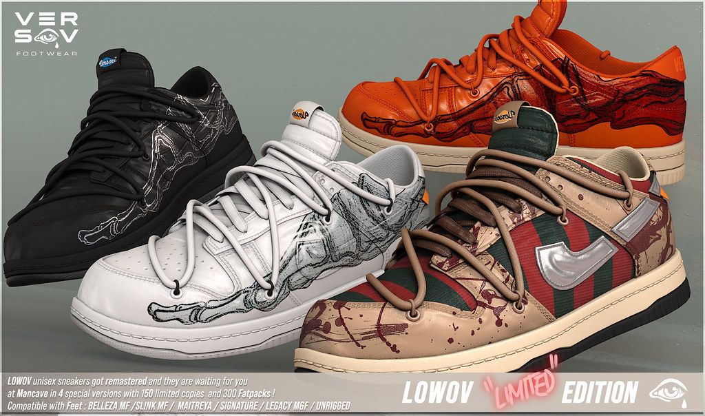 [ Versov // ] LOWOV LIMITED EDITION SNEAKERS available at MAN CAVE