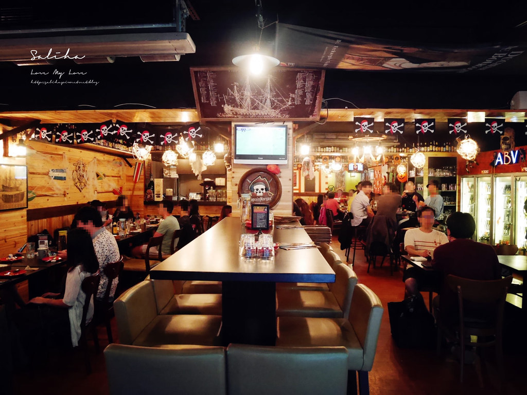 台北忠孝敦化站附近不限時餐廳推薦ABV Bar Kitchen加勒比海餐酒館精釀啤酒餐廳可久坐小酌喝酒運動酒吧 (5)