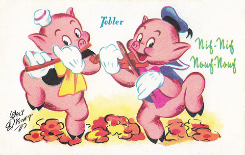 Fifer Pig and Fiddler Pig