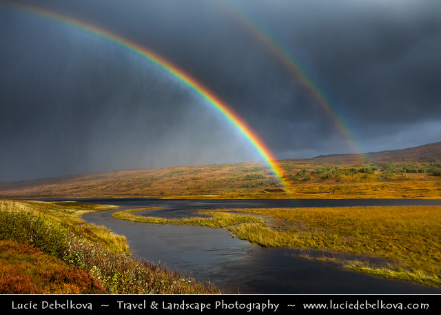 UK - Scotland - Western Scottish Coast - Loch Gowan under the rainbow