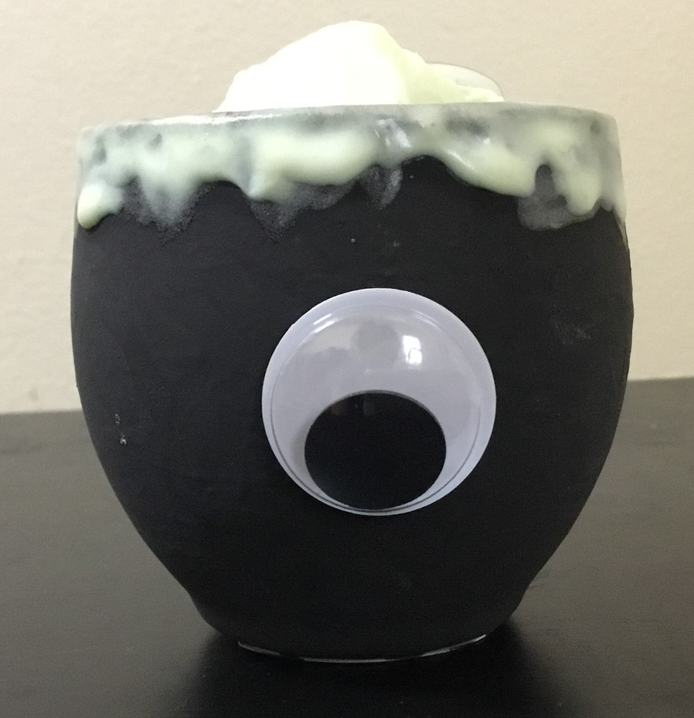 How to Make a Glow in the Dark Eyeball Caldron Votive Candle Holder